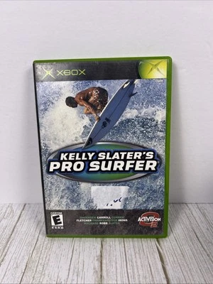 Kelly Slater's Pro Surfer (Xbox, 2002) в коробке с руководством и протестирован ✅ - Изображение 1 из 3