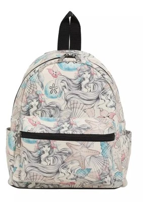 Mini Mochila Loungefly Disney Sirenita Princesa Ariel Boceto Nueva con Etiquetas Foto 1 de 3