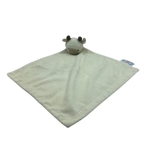 Manta de seguridad para bebé CoCaLo de felpa crema amorosa vaca jirafa juguete cómodo 12" - Imagen 1 de 3