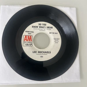 Lee Michaels White Label Promo 45 Do You Know What I Mean/Keep The Circle - Picture 1 of 4