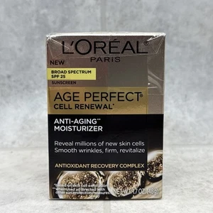 L'Oreal Cell Renewal Face Moisturizer – Anti-Aging Cream, 1.7 oz - Box Damage - Picture 1 of 4
