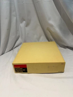 Vintage Kodak Carousel Transvue Slide Tray 80 Slides With Original Box - Image 1 of 2