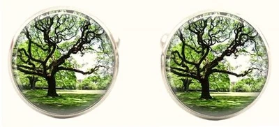 Gemelos redondos de árbol Bassin y marrón para hombre - verde/marrón Foto 1 de 4