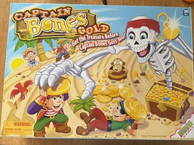 Captain Bones Gold Electronic Motorized Game by Spin Master COMPLETE in worn box - Image 1 of 4