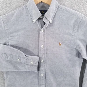 Polo Ralph Lauren uomo piccola slim fit elasticizzata Oxford con bottoni casual - Foto 1 di 14