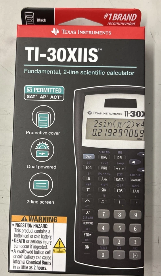 New Texas Instruments TI-30XIIS Scientific Calculator - Image 1 of 1