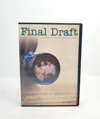 Final Draft Professional Scriptwriting Software Version 8 MAC Windows PC CD 2009 - Image 1 of 4