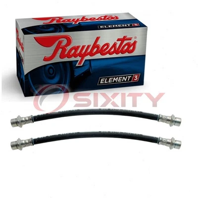 2 pc Raybestos Element3 Front Brake Hydraulic Hoses for 2005-2023 Toyota pu - Image 1 of 4