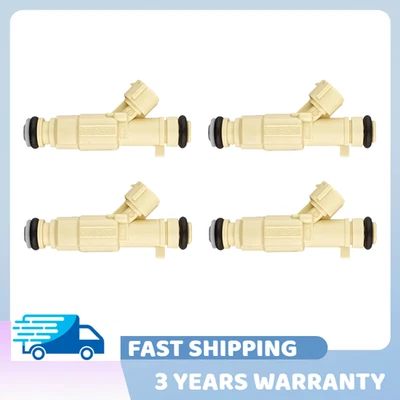 Inyector de combustible 4 piezas para Kia Forte 2010-2013 2,0 L L L4 y Hyundai Tucson 2011-2013 EE. UU. Foto 1 de 4