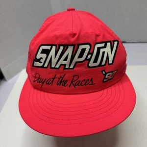 Vintage Snap-On Day At The Races ‘90 Fluorescent Painters Cap Snapback - Picture 1 of 8