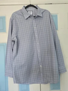 Mens Charles Tyrwhitt Non Iron Slim Fit Striped Button Up Shirt Size 18-35 - Picture 1 of 5