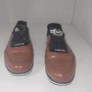 SG Moda Marrón Corbata Elástica Zapatos Hombre Usados Talla 11.5 - Imagen 1 de 7