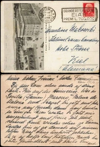 Cartolina Rom Roma Hotel Victoria 1928 Stempel Grande Referendum - Picture 1 of 3