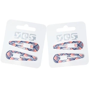 2 x 2er Set Haarspangen Haarklemmen Haarklammern Haarclips ca. 5 x 1,4 cm SOLIDA - Bild 1 von 1