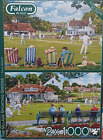 Falcon-2X1000 piece -The Village Sporting Greens T. Mitchell 2020- jigsaw puzzle