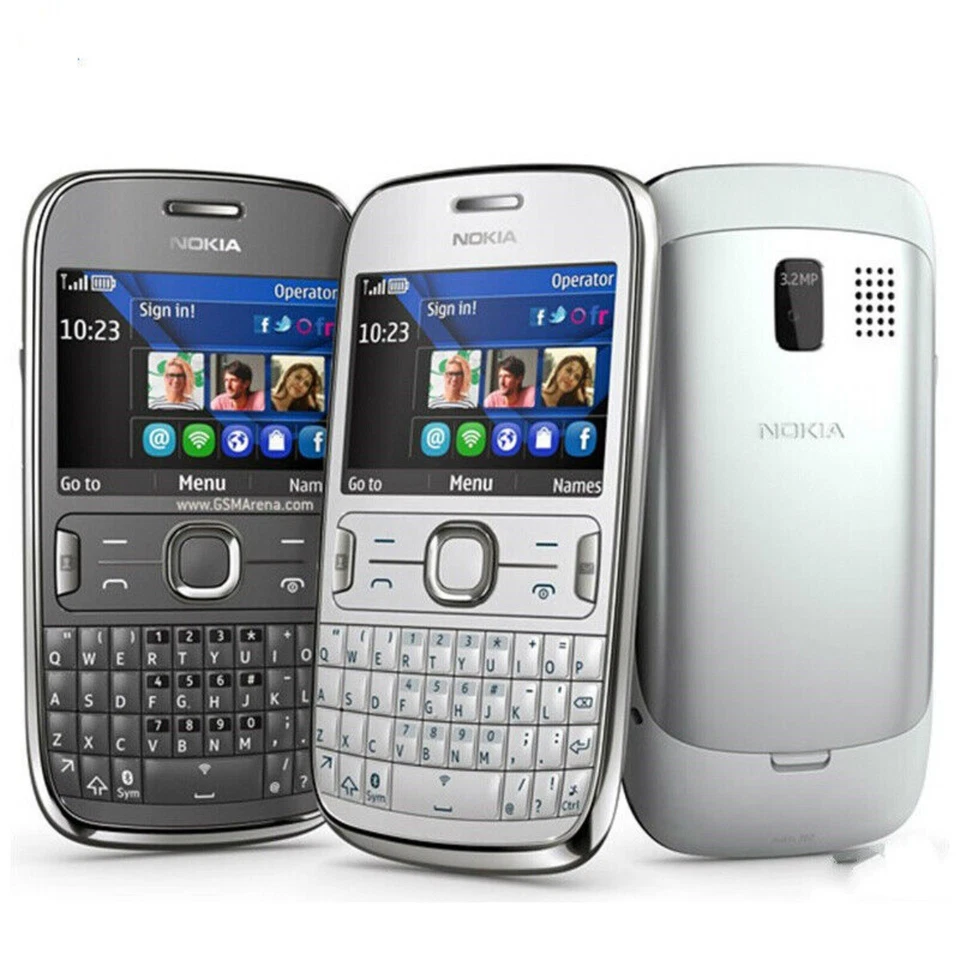 Original Unlocked Nokia ASHA 302 3G Network GSM WIFI Bluetooth JAVA 3.15MP Phone - Image 1 of 4