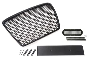 Griglia Anteriore Maschera Calandra Nero Opaco Per Audi A6 S6 RS6 C6 4F 09-11 - Imagen 1 de 5