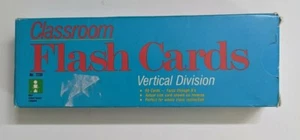Classroom Flash Cards Vertical Division No. 7239--90 fact cards through 9's - Picture 1 of 3