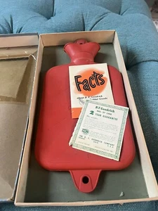 Vintage B.F. Goodrich No 27 Criterion Wärmflasche mit Box rot - Bild 1 von 7
