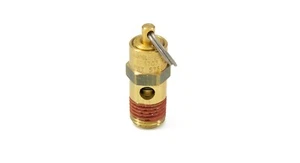 Safety Blow Off Valve Fitting for Air Tank - 205 PSI, 1/4" NPT, ASME Code - Foto 1 di 2