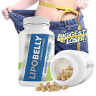 Lipobelly Digestive Supplement, Detox Cleanse Colon for Humans 30 Caps 500mg