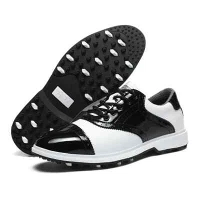 Zapatos de golf profesionales para hombre al aire libre senderismo deportes antideslizantes entrenamiento zapatillas Foto 1 de 4