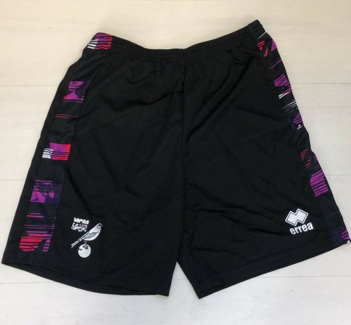 Pantalon De Football Errea Norwich City – Modèle Home 20/21 – Taille échantillon/prototype – Neuf