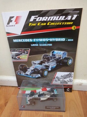 1/43 F1 Formula 1 Auto Collezione 2014 Mercedes W05 Hybrid Lewis Hamilton #3 - Immagine 1 di 2