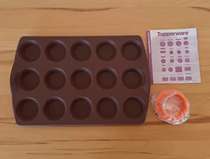 Tupperware Silikon Backform Mini-Törtchen mit der Ausstechform kleine Kuchen neu - Bild 1 von 2