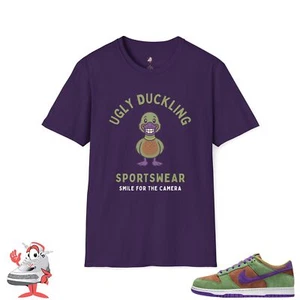 Camisa a Juego Para Nike Dunk Chapa Baja Patito Feo Pack 2024 Púrpura Verde - Imagen 1 de 14