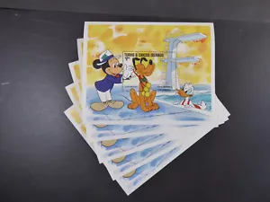 Islas Turcas y Caicos 1984, 10x Bloque Disney "Olimpiadas", **/MNH, Bl.47II - Imagen 1 de 1