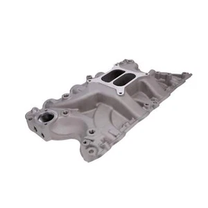 Satin Dual Plane Aluminum Intake Manifold for Ford Big Block V8 - Picture 1 of 2