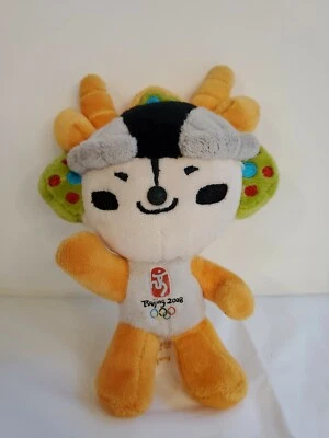 Peluche amarillo YingYing Mascota Juegos Olímpicos de Beijing 2008 con ventosa peluche Foto 1 de 4