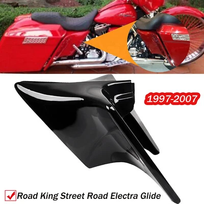 Stretched Extended Side Covers set For Harley 1997-2007 Touring Road Glide King Foto 1 de 4