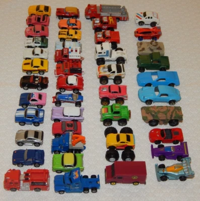 Vintage Lot of 44 Micro Machines & Mini Vehicles; Galoob, Road Champs,TootsieToy - Image 1 of 4