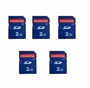 Lot de 5 cartes SD vierges 2 Go - (faire une offre) - Photo 1 sur 3