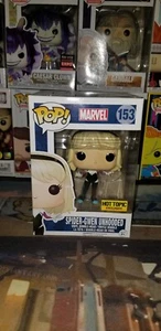 Funko POP! Marvel Spider-Gwen Unhooded #153 Hot Topic Exclusive - Picture 1 of 3