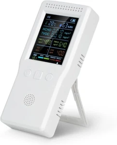 9-in-1 Air Quality Monitor, Indoor Air Quality Meters for PM2.5, PM10, AQI, CO2, - Picture 1 of 1
