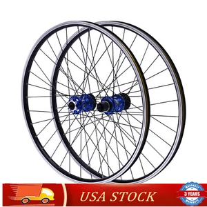 27.5" Wheelset Mountain Bike Aluminum Alloy Rim Disc Brake MTB Front &Rear Wheel - Picture 1 of 12