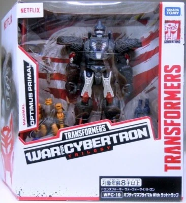 Transformers War For Cybertron Trilogy WFC-19 Optimus Primal With Rattrap Figure - Image 1 of 4