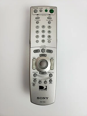 Genuine OEM Sony DirecTV Controller TV Home Theater DVD Remote RM-Y822 Tested - Image 1 of 4