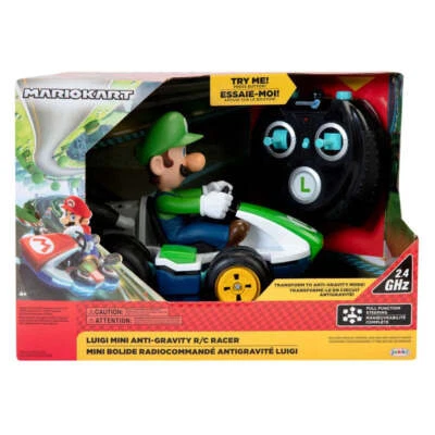 Nintendo Mario Kart 8 Luigi Mini RC Racer – Anti‑Gravity 2.4 GHz Remote Control - Image 1 of 4