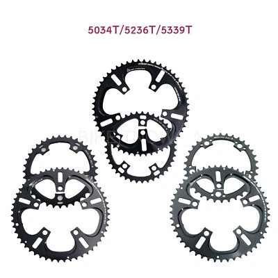 DRIVELINE Chainring 7075 AL 5339/5236/5034T 7075/T6 BCD 110,Black,11S,Road Bike - Image 1 of 4
