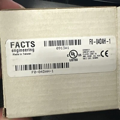 Facts Engineering F0-04DAH-1 Analog Output Module NEW OPEN BOX - Image 1 of 3