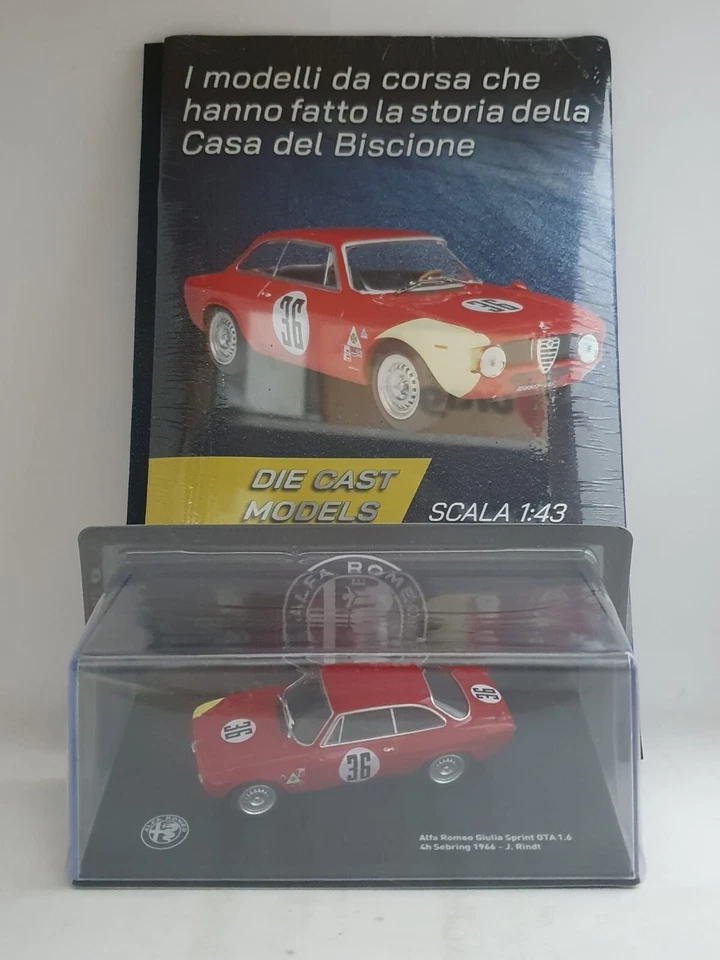 Alfa Romeo Giulia Sprint GTA 1.6 - 1966 Uscita 2 - Alfa Romeo Collection 1/43 - Immagine 1 di 1