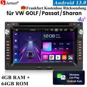 CD DVD 4+64G BT CARPLAY 7"  Autoradio GPS Navigation Für Passat B5 Golf 4 Sharan