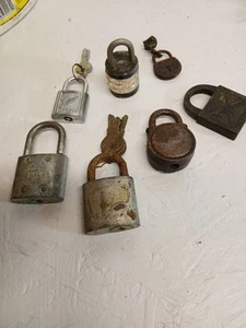 7 Vintage Paddelschlösser Yale, Jordan, Slaymaker, andere - Bild 1 von 17