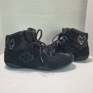 Rudis High Top Wrestling Shoes Black Mens 10 Womens 11.5 - Picture 1 of 11