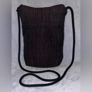 Wild West Boulder Co nuovo senza etichette tessuto a pois nero corda a tracolla arazzo ananas - Foto 1 di 5