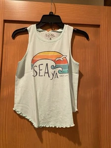 Salt Life Girl’s Teal Green See Y’All Tank Top NWT Size M - Picture 1 of 2
